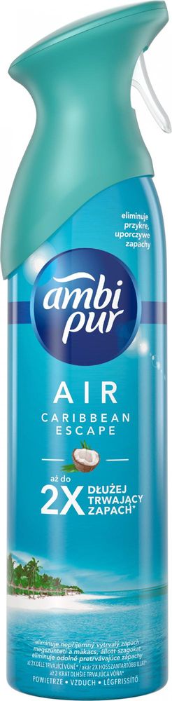 Ambi Pur Spray Caribbean Escape Osviežovač vzduchu 300 ml